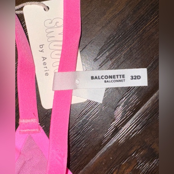 🩷 NWT! Aerie Smoothez Mesh Unlined Bra - Picture 3 of 6